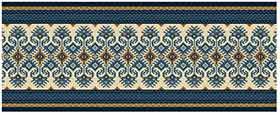 Kilim II Runner Needlepoint kit for custom order, any size, any color